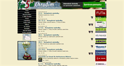 Desktop Screenshot of futsal.chrudim.cz